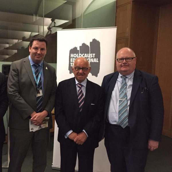 Andrew Attends Premiere Screening of Holocaust Survivor's Filmed Testimony in Parliament