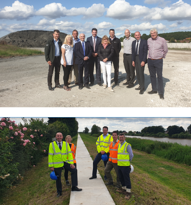 Burringham and Gunness, and South Ferriby Flood Defence Works – Update Visits