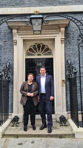 Andrew and Holly Meet PM to Discuss Steel