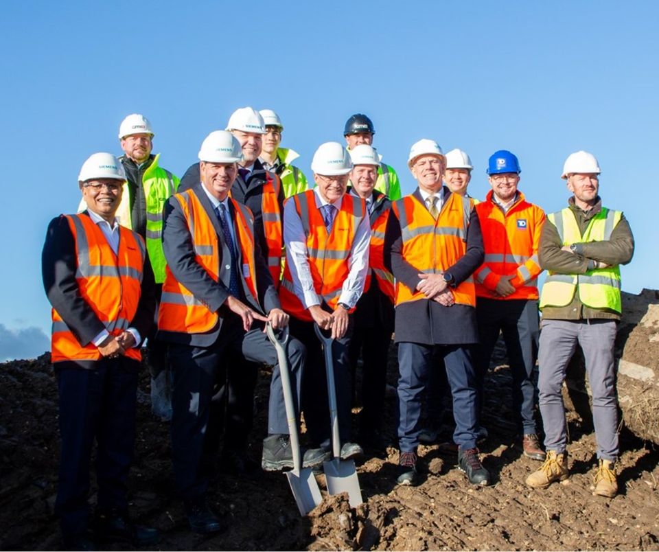 Groundbreaking Ceremony for Siemens Rail Village Expansion in Goole